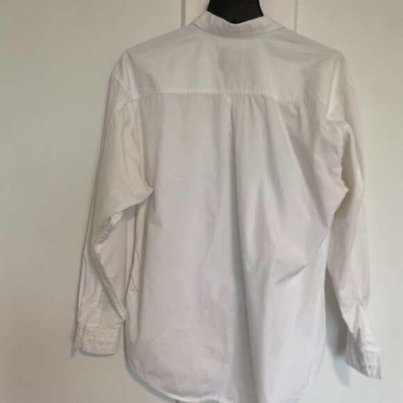 Vintage Woolrich 2272 White Embroidered Cotton Button Down Size Large - Picture 9 of 10